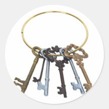 KeyChainAntique070209 Runder Aufkleber