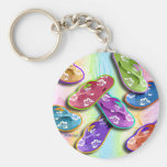 Keychains - DREHEN Sie REINFÄLLE Pop-Kunst um Schlüsselbänder