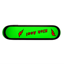 Kickass grünes Skateboard Individuelle Skateboarddecks