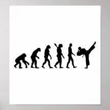 Kickboxing Evolutions-Karate Posterdruck