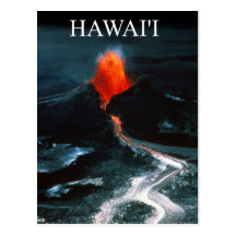 Kilauea Eruption, Hawai'i Vulkan-Nationalpark Postkarte