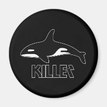Killerwal-Schwertwal des Todes Magnete