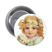 Kind des Frühlinges Buttons