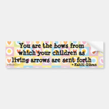 Kinder durch Kahlil Gibran Aufkleber Autosticker