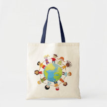 Kinder für Weltfrieden Taschen