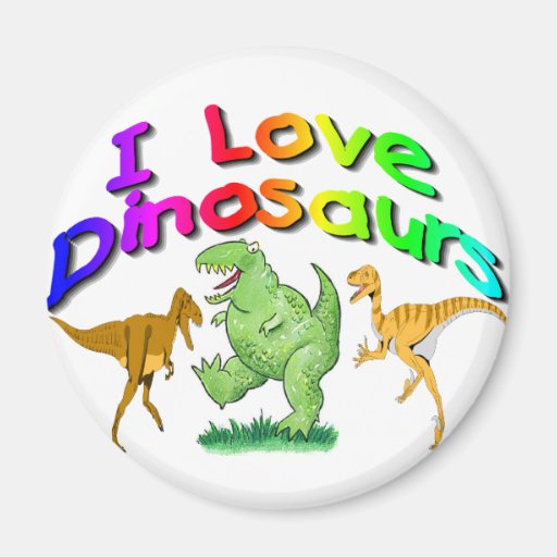 Kinder"ich Liebe-Dinosaurier" Geschenke Kühlschrankmagnete