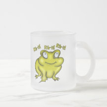 Kinderfrosch-T-Shirts und Kinderfrosch-Geschenk Teehaferl