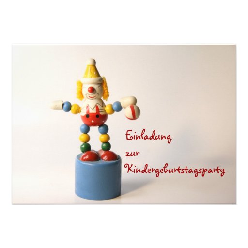 Kindergeburtstag Ankündigungen