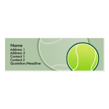 Kindertennis-Ball-dünne Visitenkarten