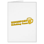 Kingsport trinkende Teamt-shirts Grußkarten
