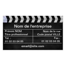 Kinoclap Visitenkartenvorlagen
