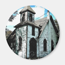 Kirche im Wald Kühlschrankmagnete