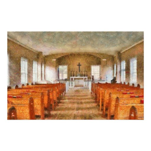 Kirche - innerhalb einer Kirche Bedrucktes Büropapier