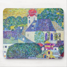 Kirche St. Wolfgang durch Gustav Klimt, viktoriani Mauspads