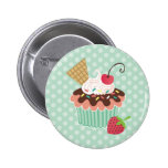 Kirsch-u. Minzen-kleiner Kuchen Buttons