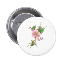 Kirschblüte-Blüten Anstecknadel