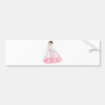 Kirschblüte-Braut Auto Sticker