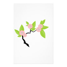 Kirschblüte Personalisiertes Druckpapier