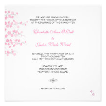 Kirschblüte; wedding individuelle ankündigungskarte