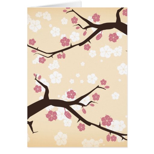 Kirschblüten-Niederlassungs-Hochzeiten Karten