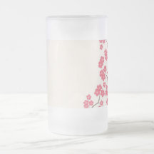 Kirschblüten-Rosa Kaffeetassen
