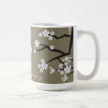Kirschblüten weißer Sakuras Blumenzen-Becher Tasse