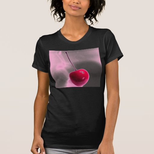 Kirsche im Blau T-shirts