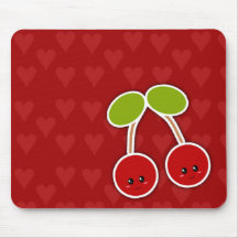 Kirsche Kawaii niedliches Mousepad