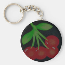 Kirsche Keychain Schlüsselband