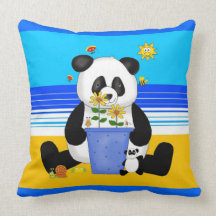 Kissen-Kinderkinderniedlicher Panda-Strand