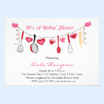 Kitchen Utensils, Heart Garland Shower einladungen
