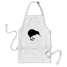 Kiwi alle Schwarzen und alles Weiß Neuseeland über Schürzen