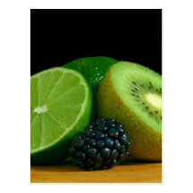 Kiwi und Limones Postkarten