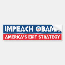 Klagen Sie Obama an Auto Sticker