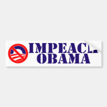 Klagen Sie Obama an Autoaufkleber