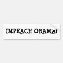 KLAGEN SIE OBAMA AN! AUTOAUFKLEBER