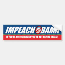 Klagen Sie Obama an Autosticker