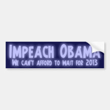 Klagen Sie Obama - Antibarack obama an Autoaufkleber