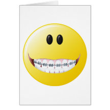 Klammer-smiley-Gesicht Karten