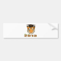 Klasse des 2013 Tiger-Abschlusses Autoaufkleber