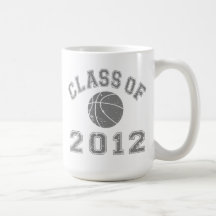 Klasse von 2012 Basketball - Grau 2 Tassen