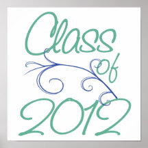 Klasse von 2012 posterdruck