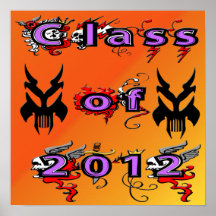 Klasse von 2012 - Schädel-Plakat