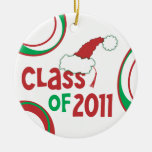 Klasse von Weihnachten 2011 w/Tassel - (doppelseit Ornament