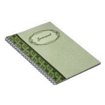 Klassische Art-kundengerechtes Notizbuch - Grün