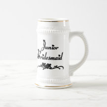 Klassische Juniorbrautjungfer Kaffee Haferl