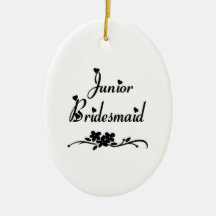 Klassische Juniorbrautjungfer Weinachtsornamente