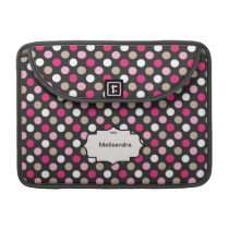 Klassische Tupfen macbook sleeves