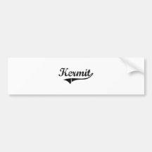 Klassischer Art-Name KERMIT Auto Sticker