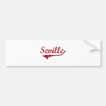 Klassischer Entwurf Sevillas Ohio Auto Sticker